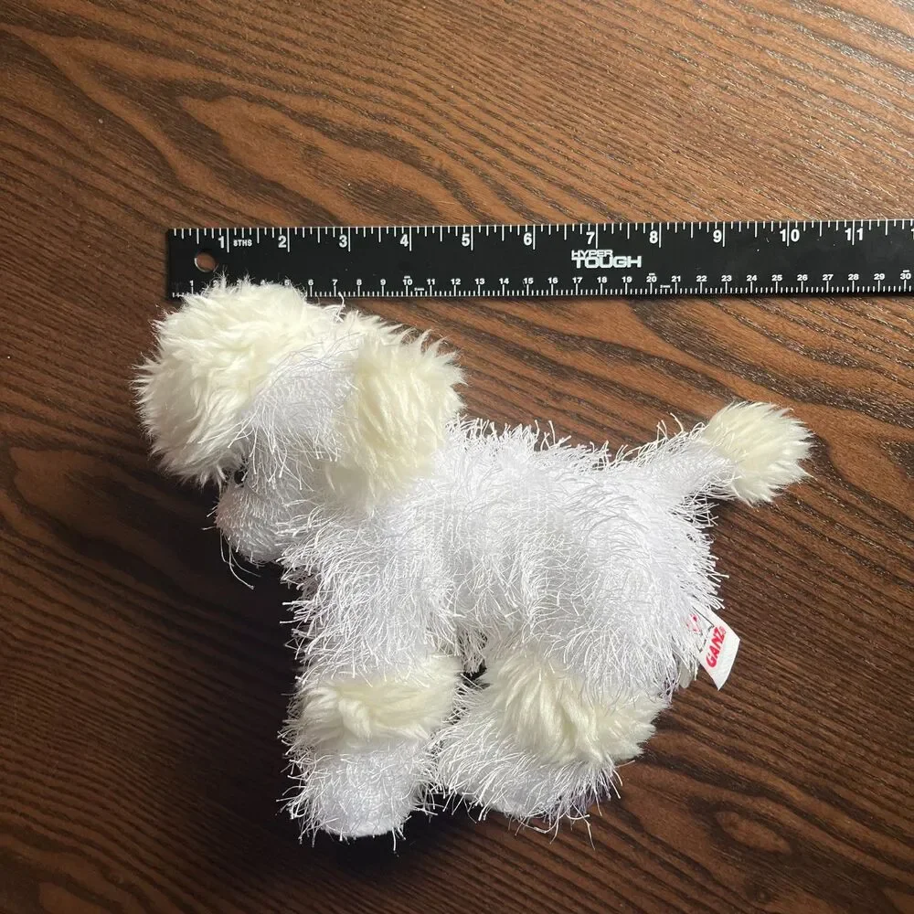 VTG Ganz Webkinz White Poodle Plush 8